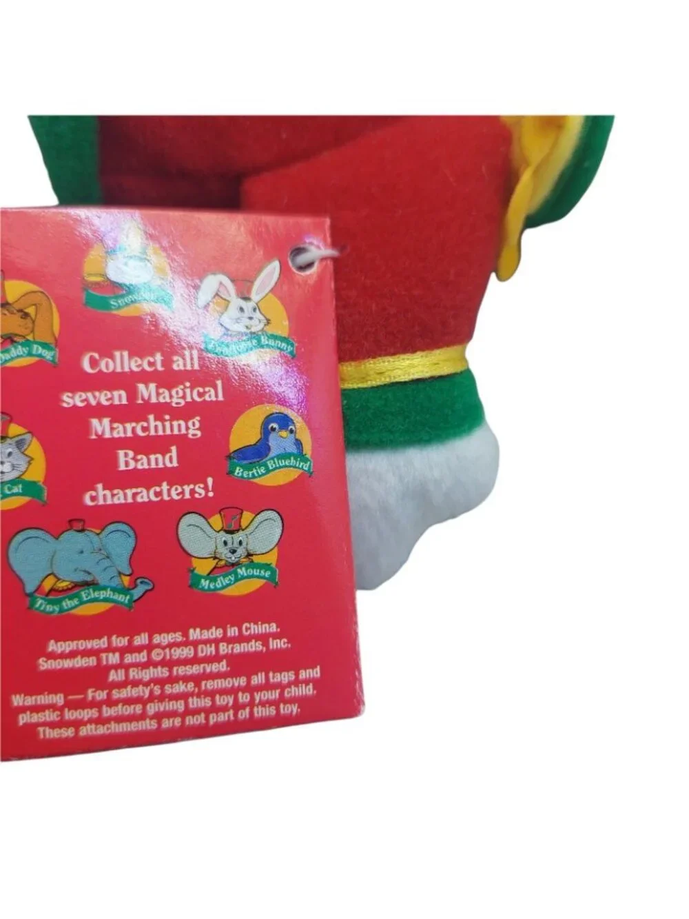 Commonwealth Snowden  Snowman Stuffed animal Marching band  1999  Plush 9